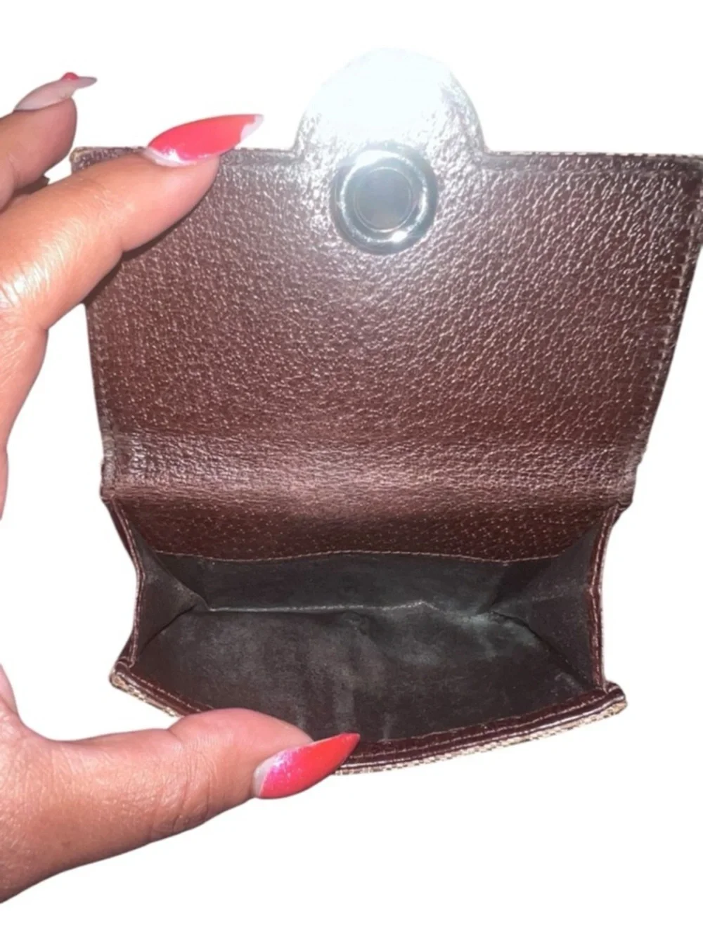 Vintage Y2K Gucci GG Canvas Eclipse Compact Wallet